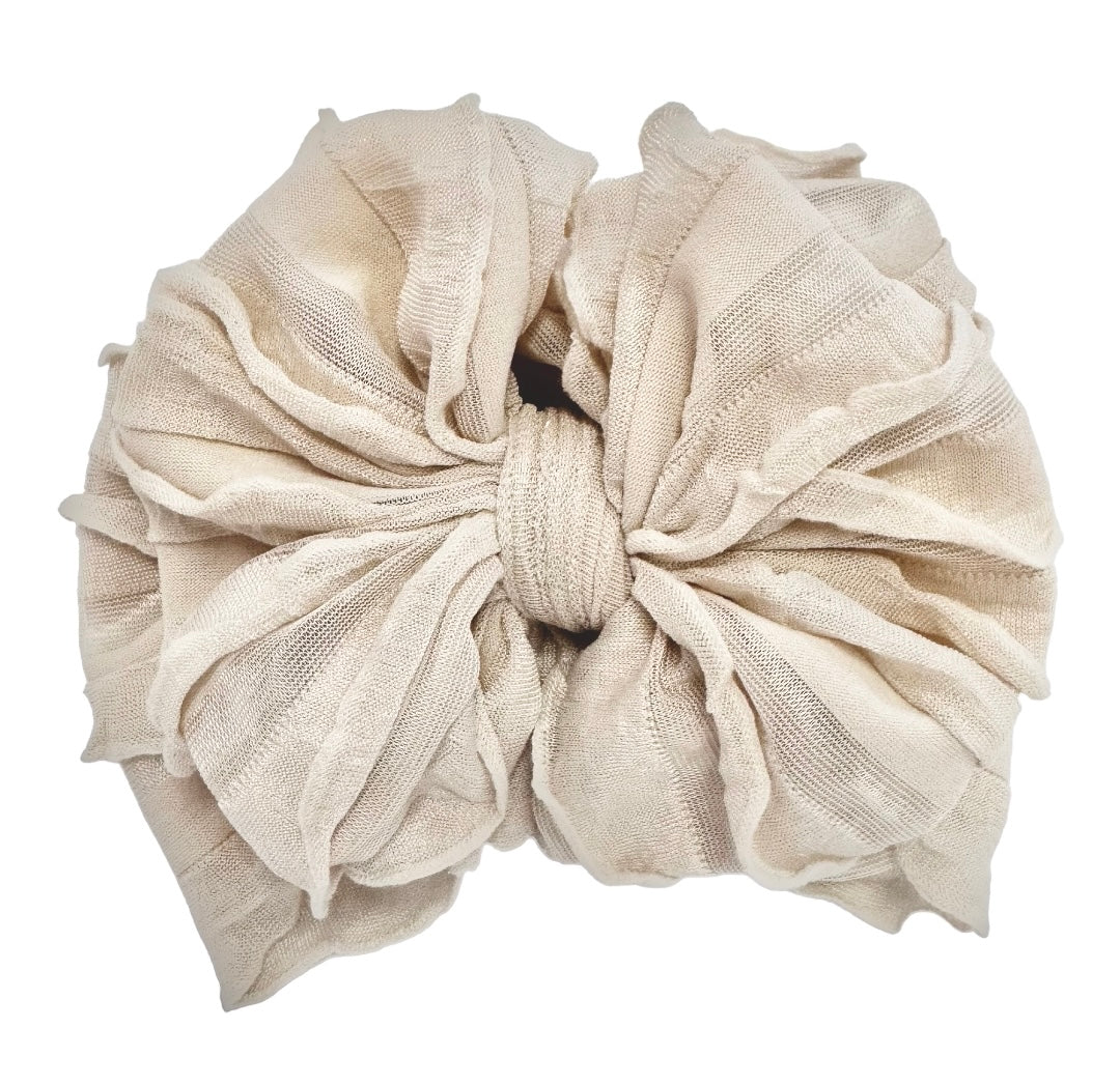 RR Ruffled Headband- Sandy