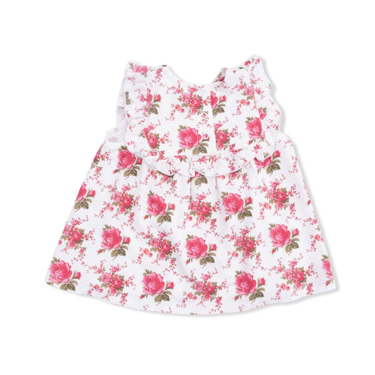 Elegant Roses - Ruffle Top & Bloomer