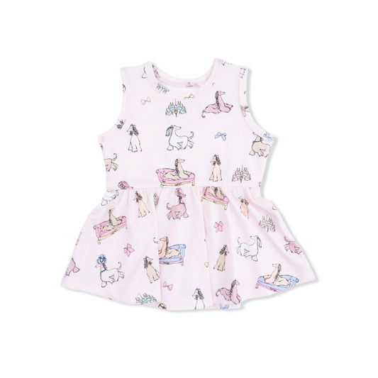 Fancy Hounds w/Bows -Tank & Bike Short