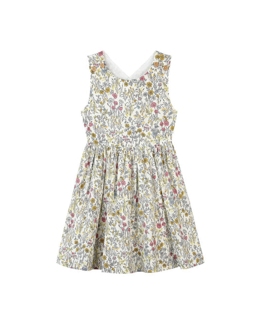 Yellow Meadow Floral Tilly Dress