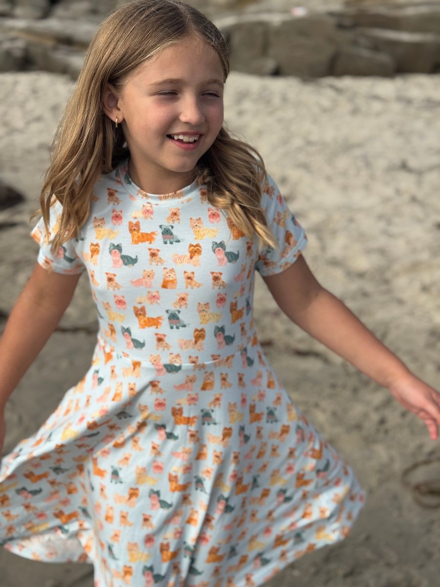Puppies- Twirl Dress