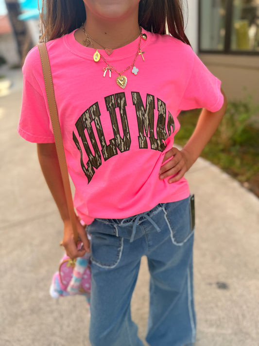 LULU MAC Tee-Hot Pink