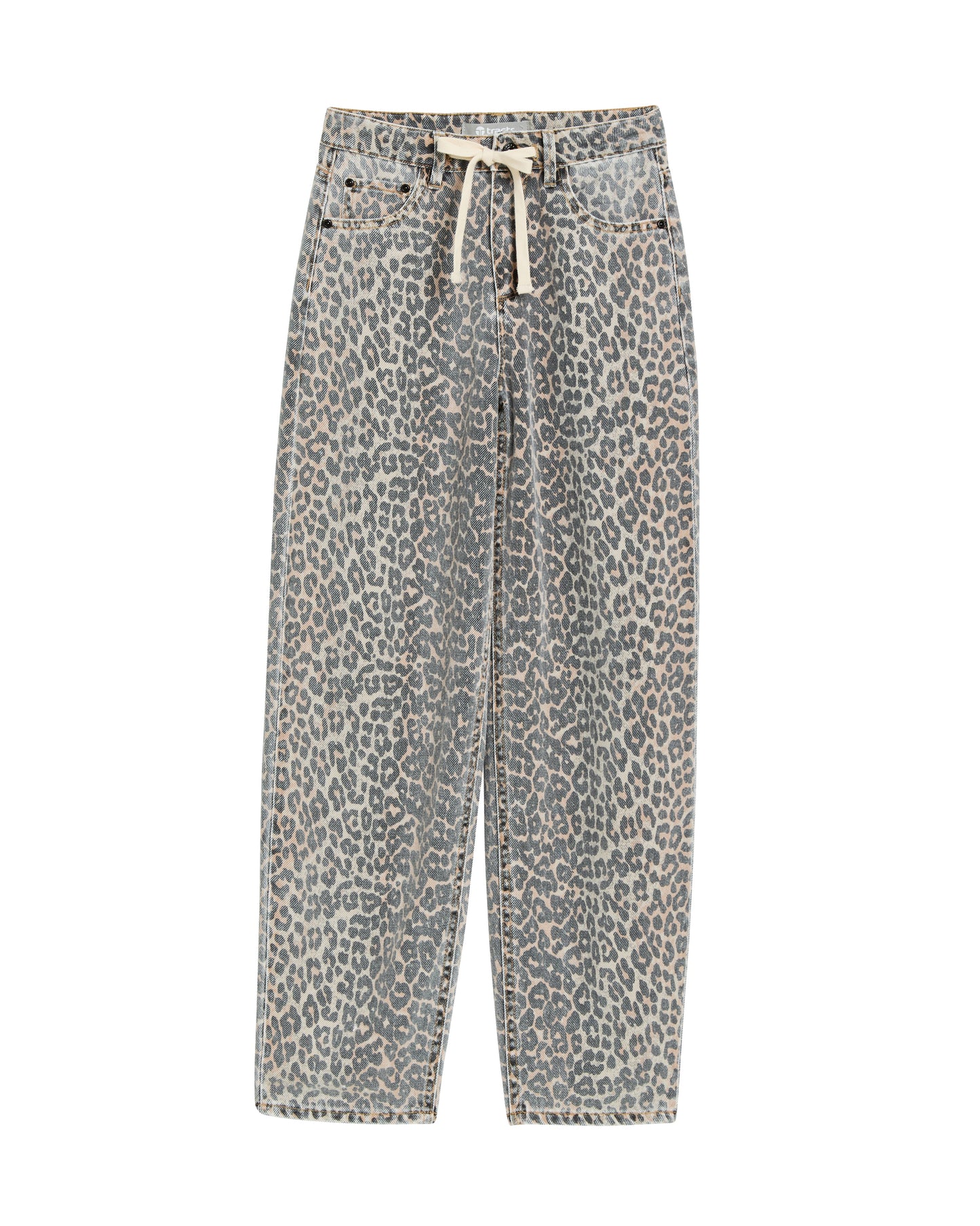 Barrel Drawstring Pant- Leopard