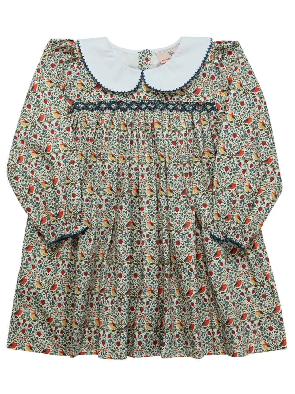 William Morris Bird Print Dress