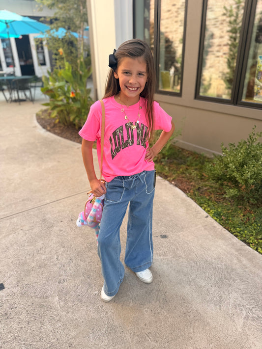 LULU MAC Tee-Hot Pink