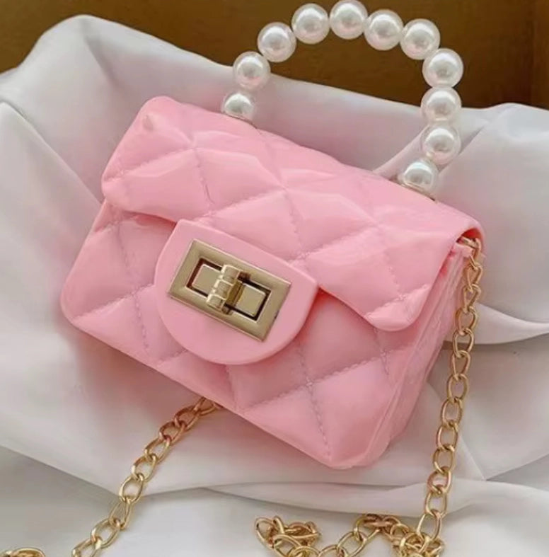 Jelly Plastic "Quilted" Purses