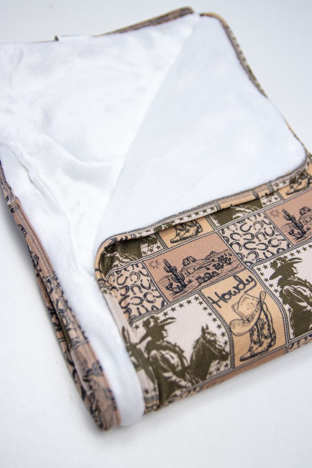 Howdy Plains- Swaddle Blanket
