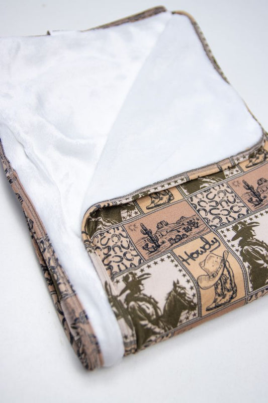 Howdy Plains- Swaddle Blanket