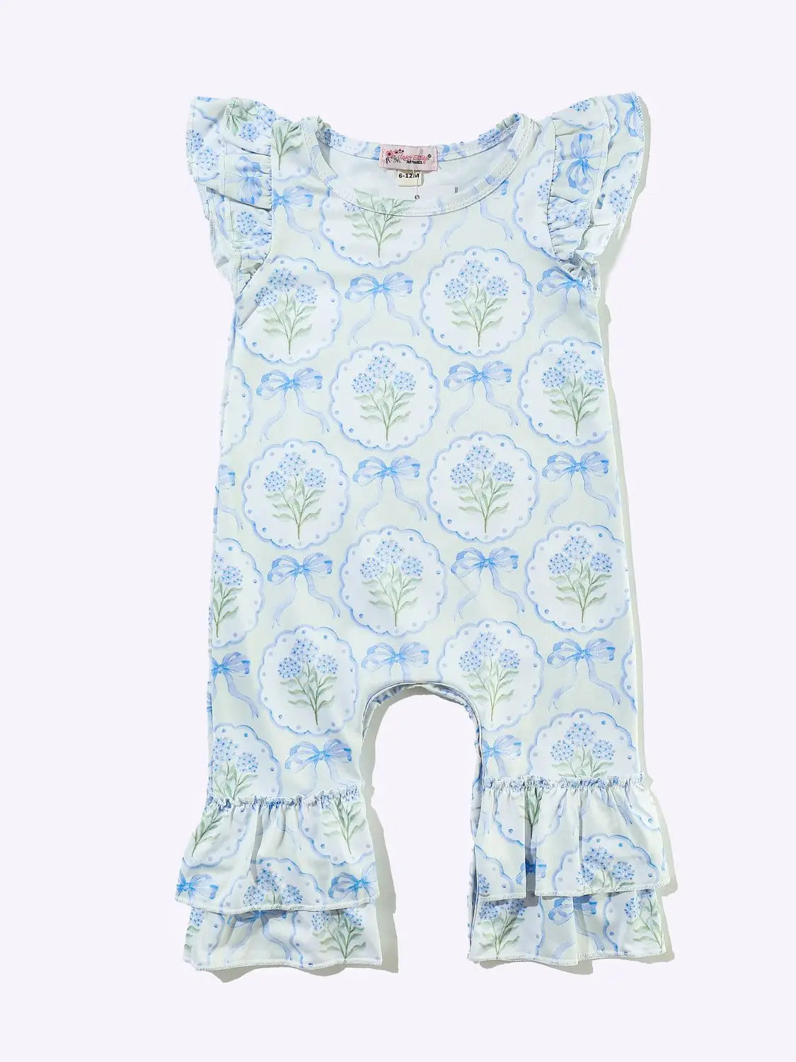Hydrangea Baby Romper