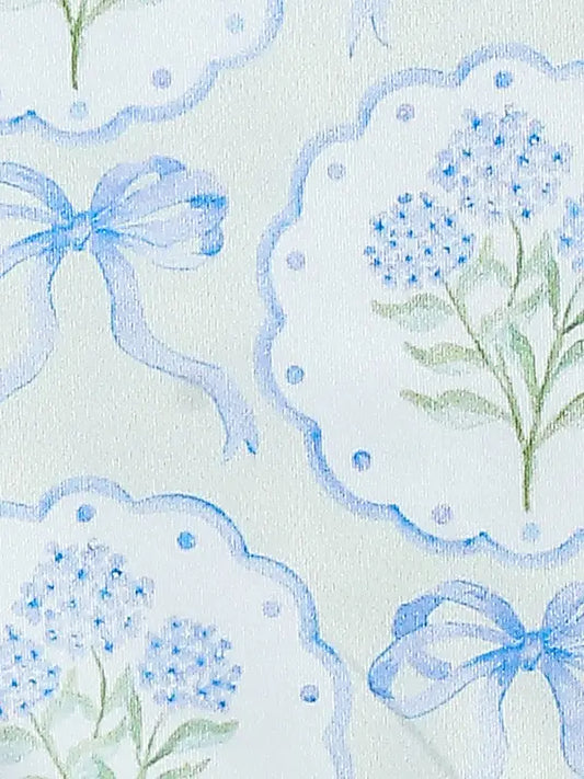 Hydrangea Baby Romper