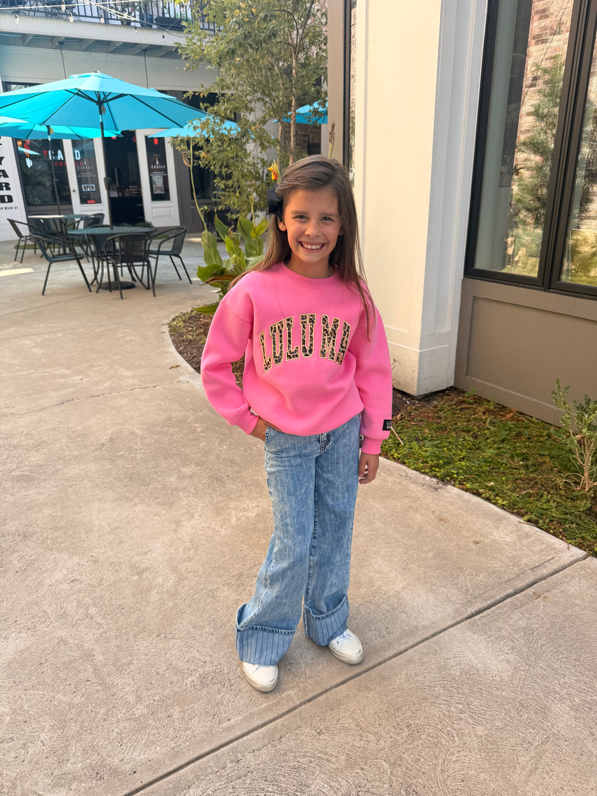 Lulu Mac Leopard Print Sweatshirt
