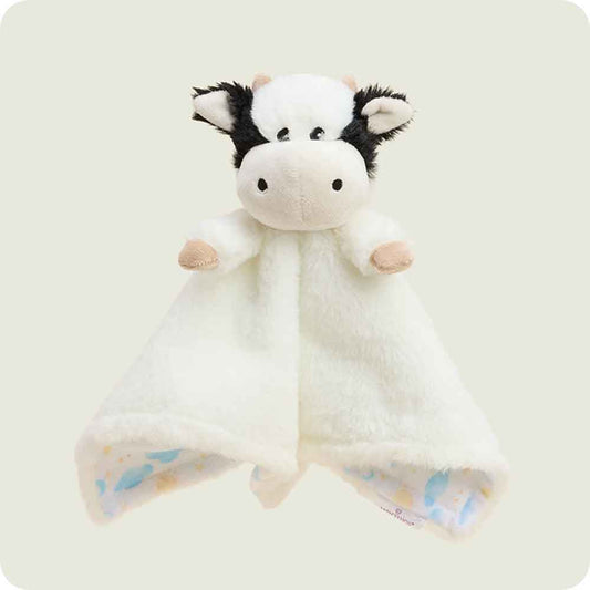 Black and White Cow Lovey Blanket Warmies