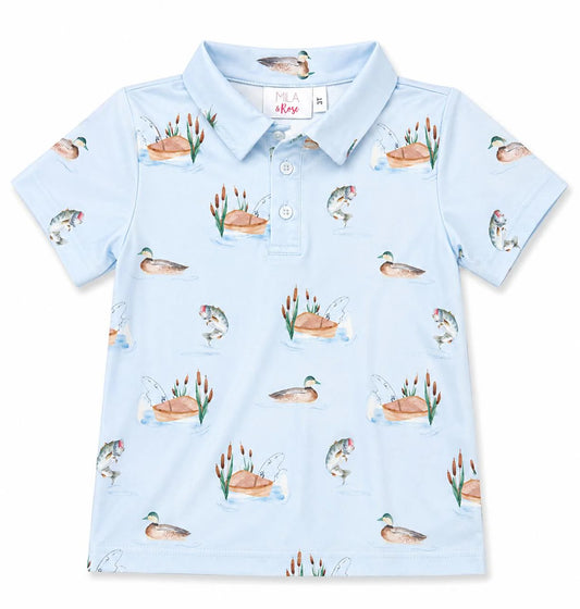 Boys Lake Day S/S Polo