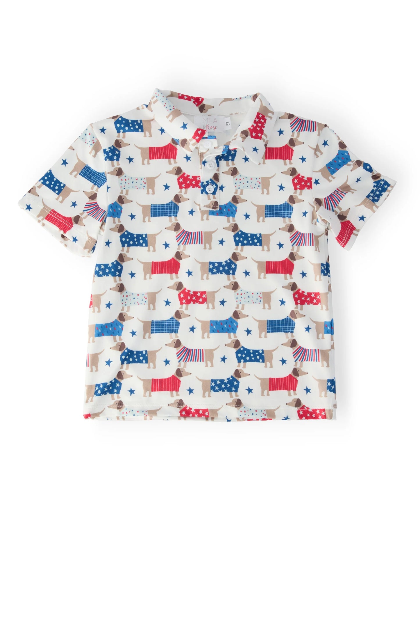Patriotic Pups S/S Polo