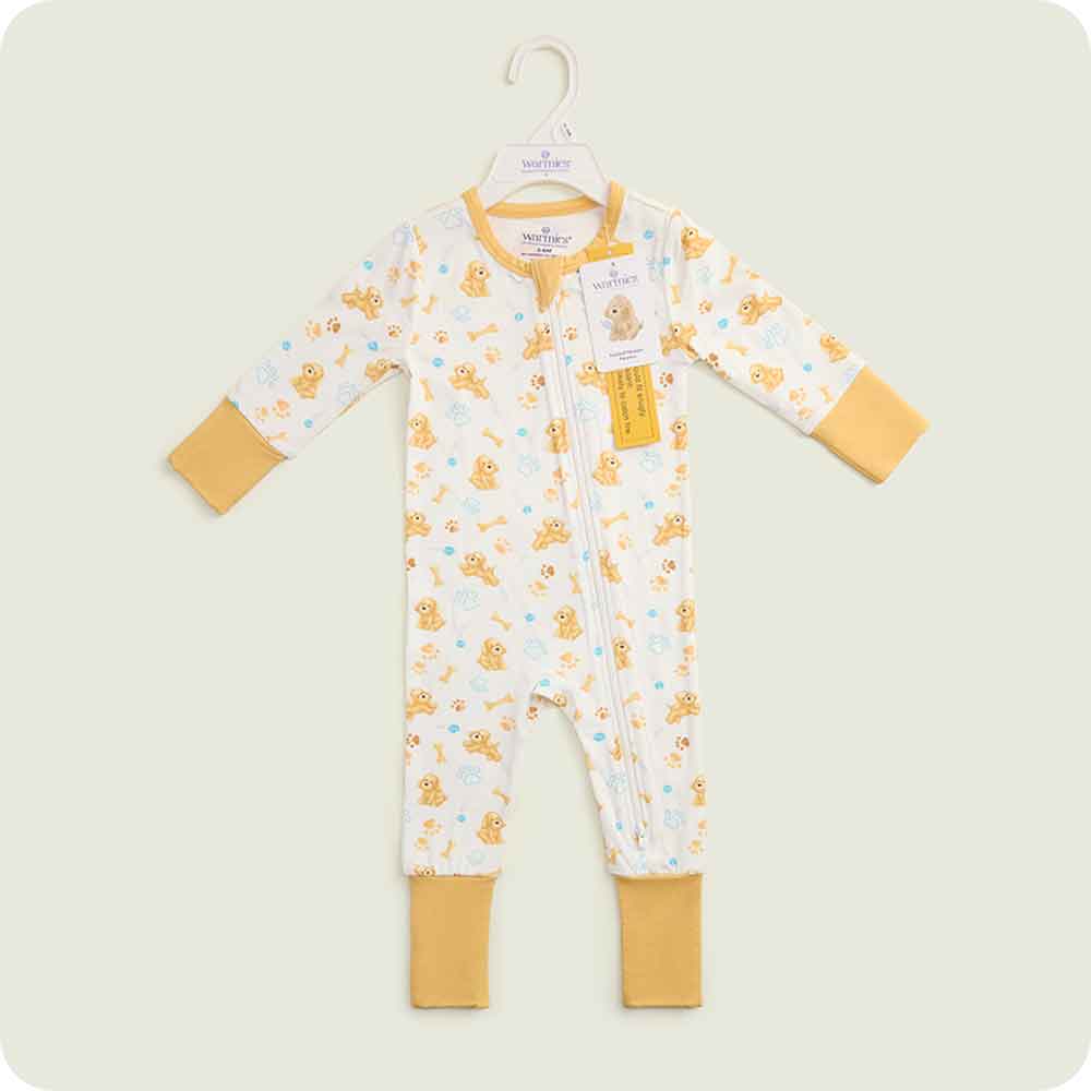 Golden Dog Footie Pajamas
