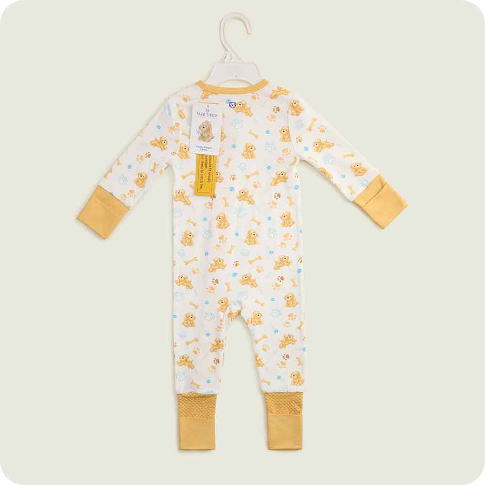 Golden Dog Footie Pajamas