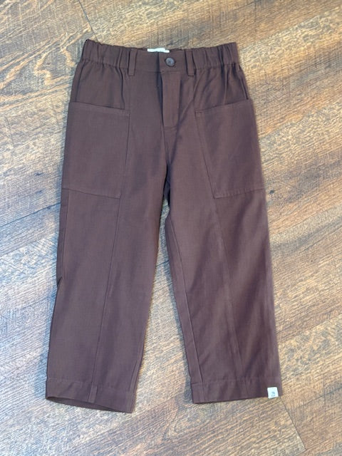 Ryan Pocketed Pants- Brown