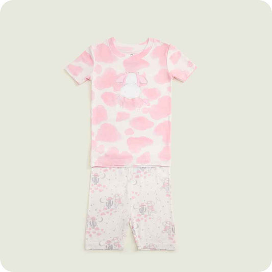 Strawberry Cow Shorties Pajamas