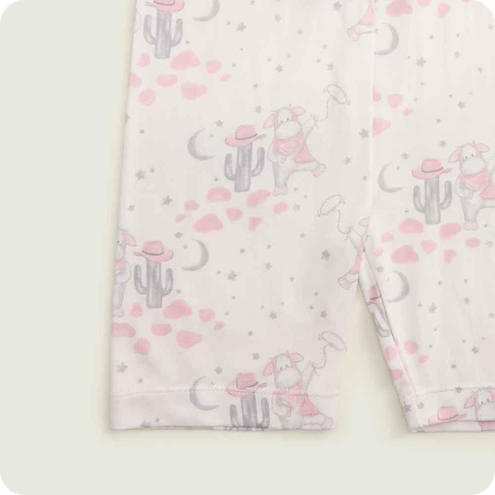 Strawberry Cow Shorties Pajamas