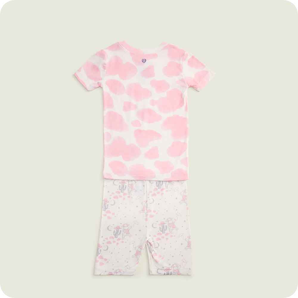 Strawberry Cow Shorties Pajamas