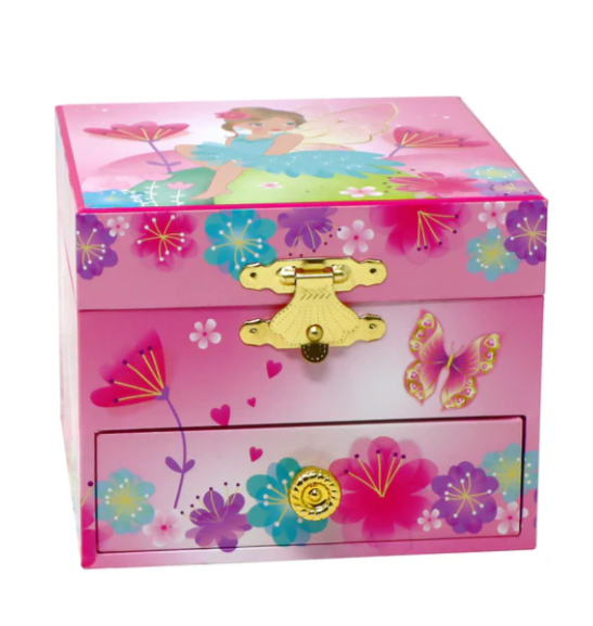 Fairy Butterfly Friends Small Musical Jewelry Box