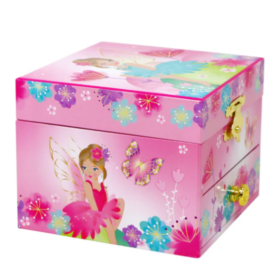 Fairy Butterfly Friends Small Musical Jewelry Box