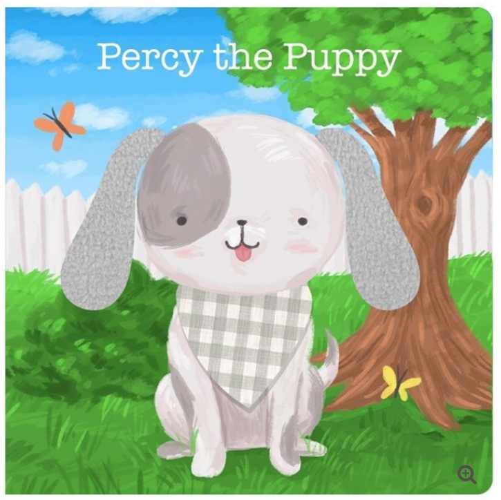 Percy The Puppy Sensory Book
