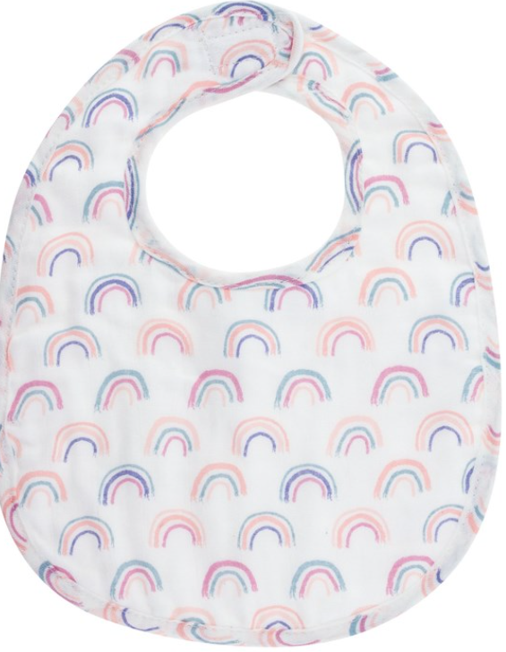 Unicorn Muslin Bib Set