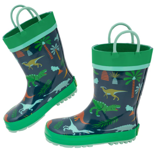 Dino Rain Boot - Navy