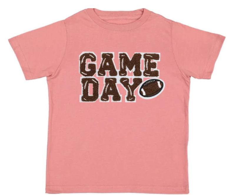 Game Day Patch Tee - Mauve