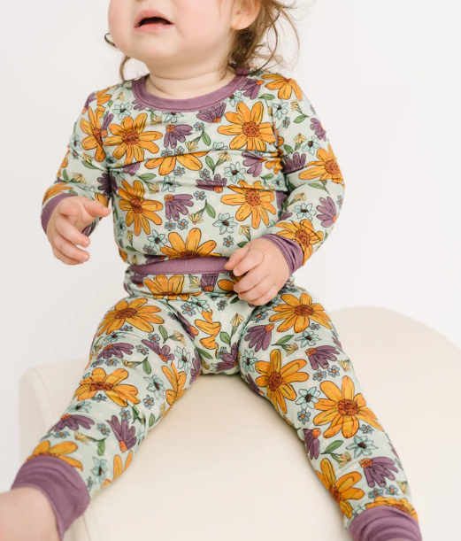 Laura Mae Floral Bamboo Set