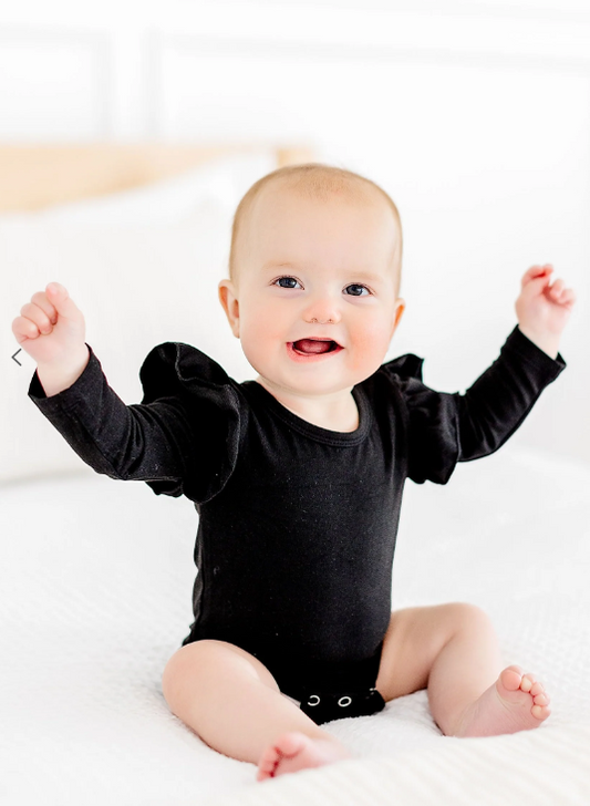 L/S Flutter Leotard - Blk