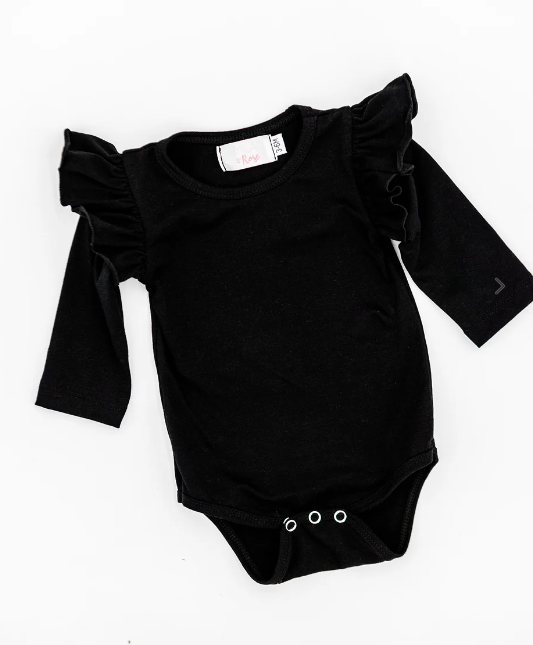 L/S Flutter Leotard - Blk
