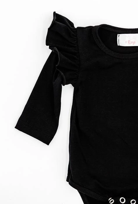 L/S Flutter Leotard - Blk