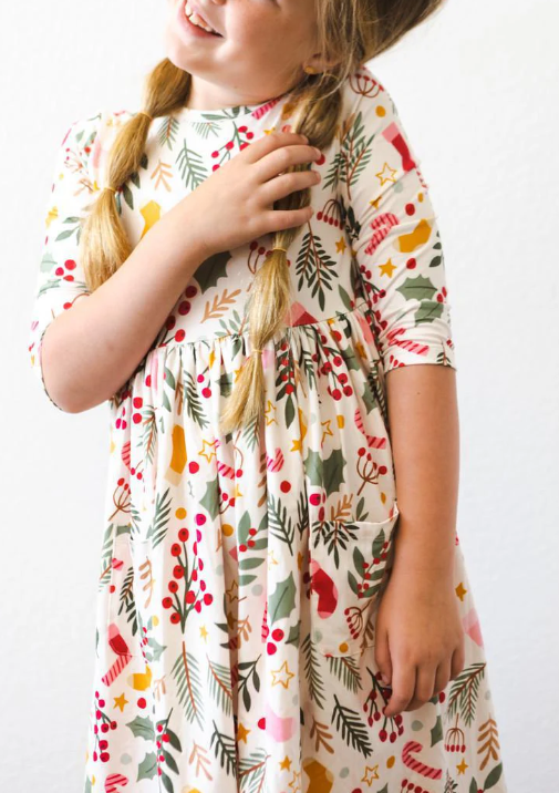 Holly Jolly Swirl Dress