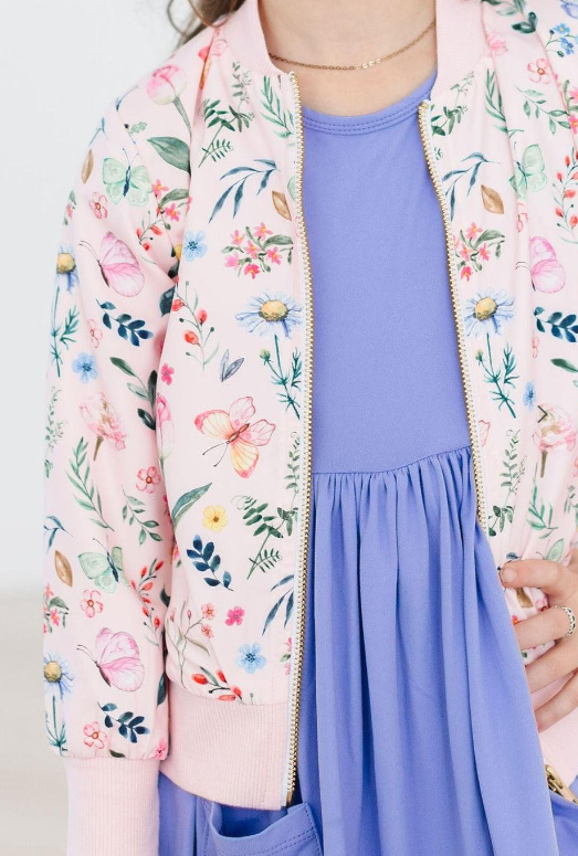 Butterfly Meadows Bomber Jacket