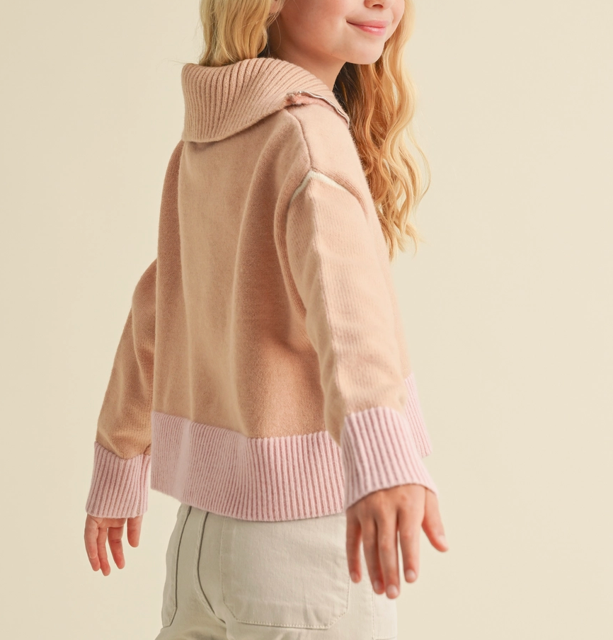 Marly Half Zip Sweater - Multi