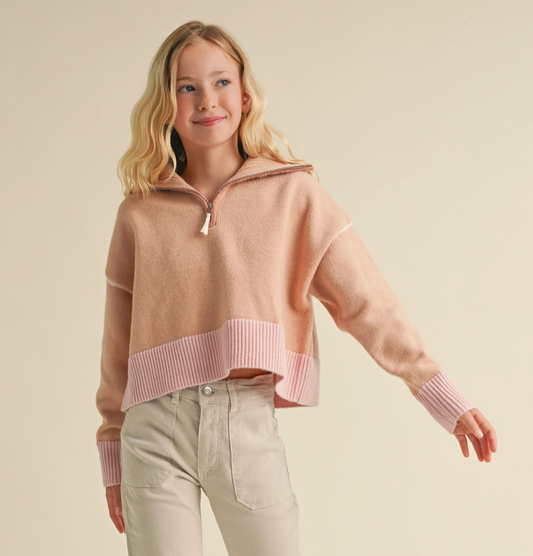 Marly Half Zip Sweater - Multi