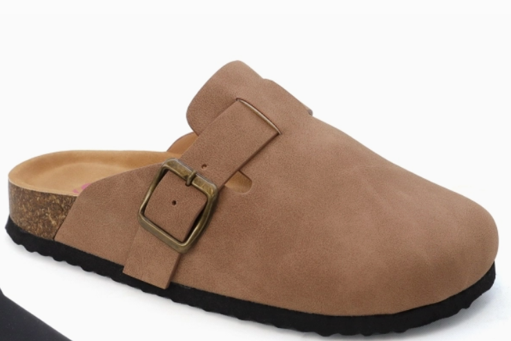 Lorena Clog Slip On - Tan