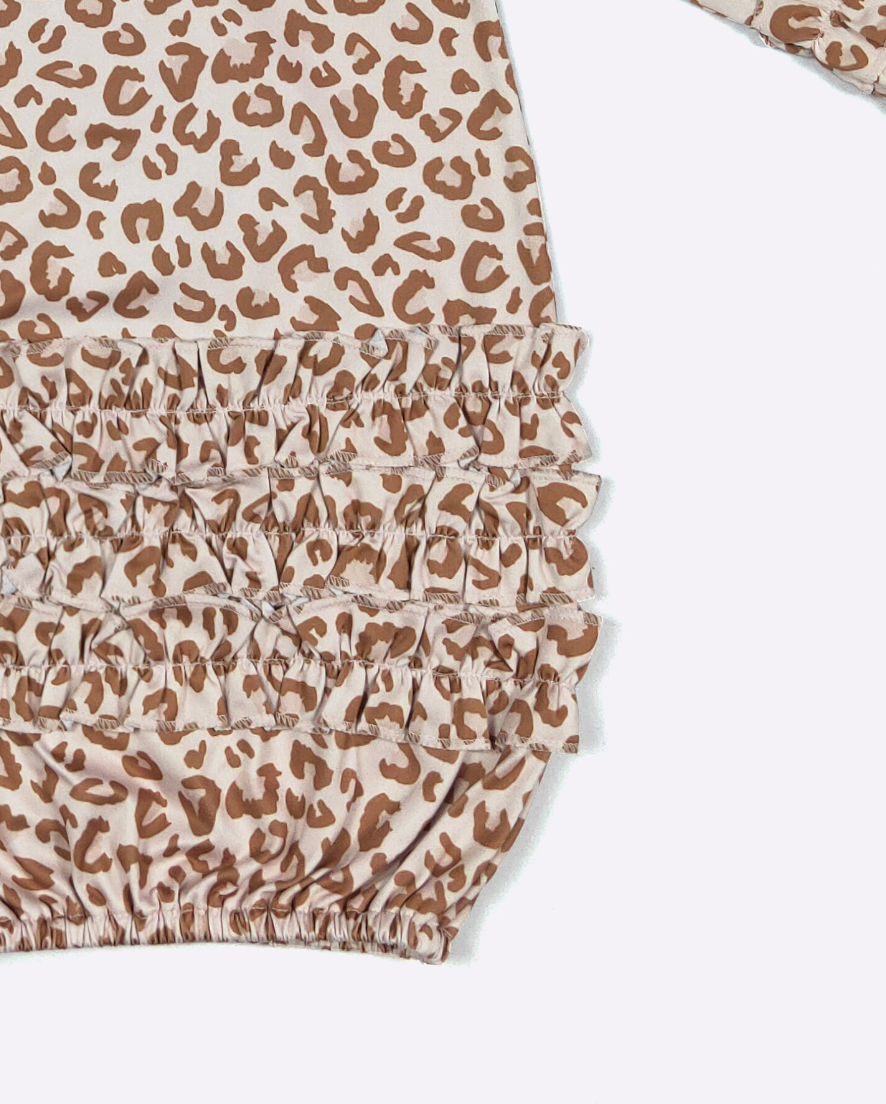 Leopard Baby Gown