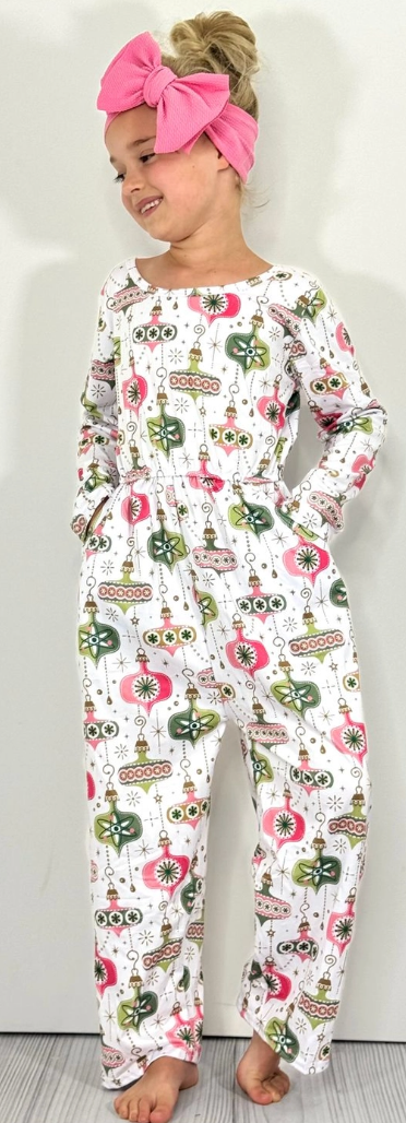 Vintage Ornament Romper - Off White