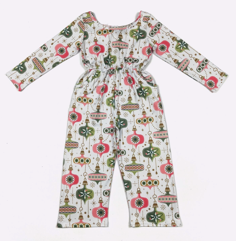 Vintage Ornament Romper - Off White