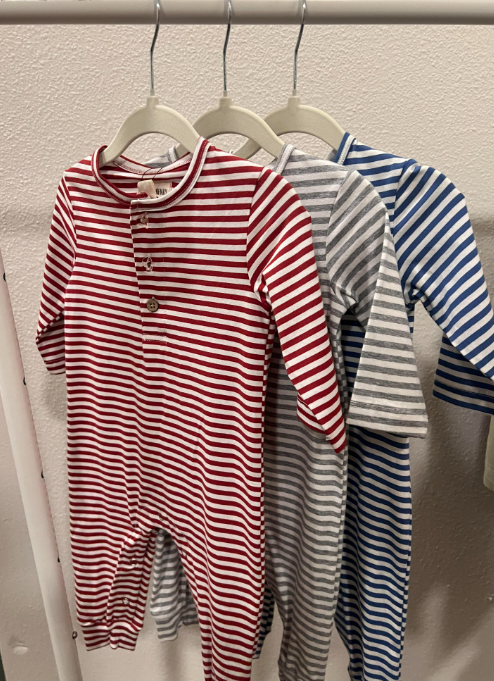 Ted Stripe Henley Romper