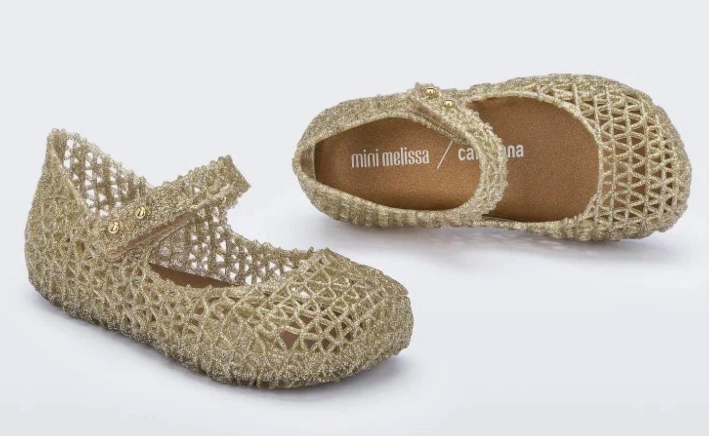 Campana Flats - Gold Glitter