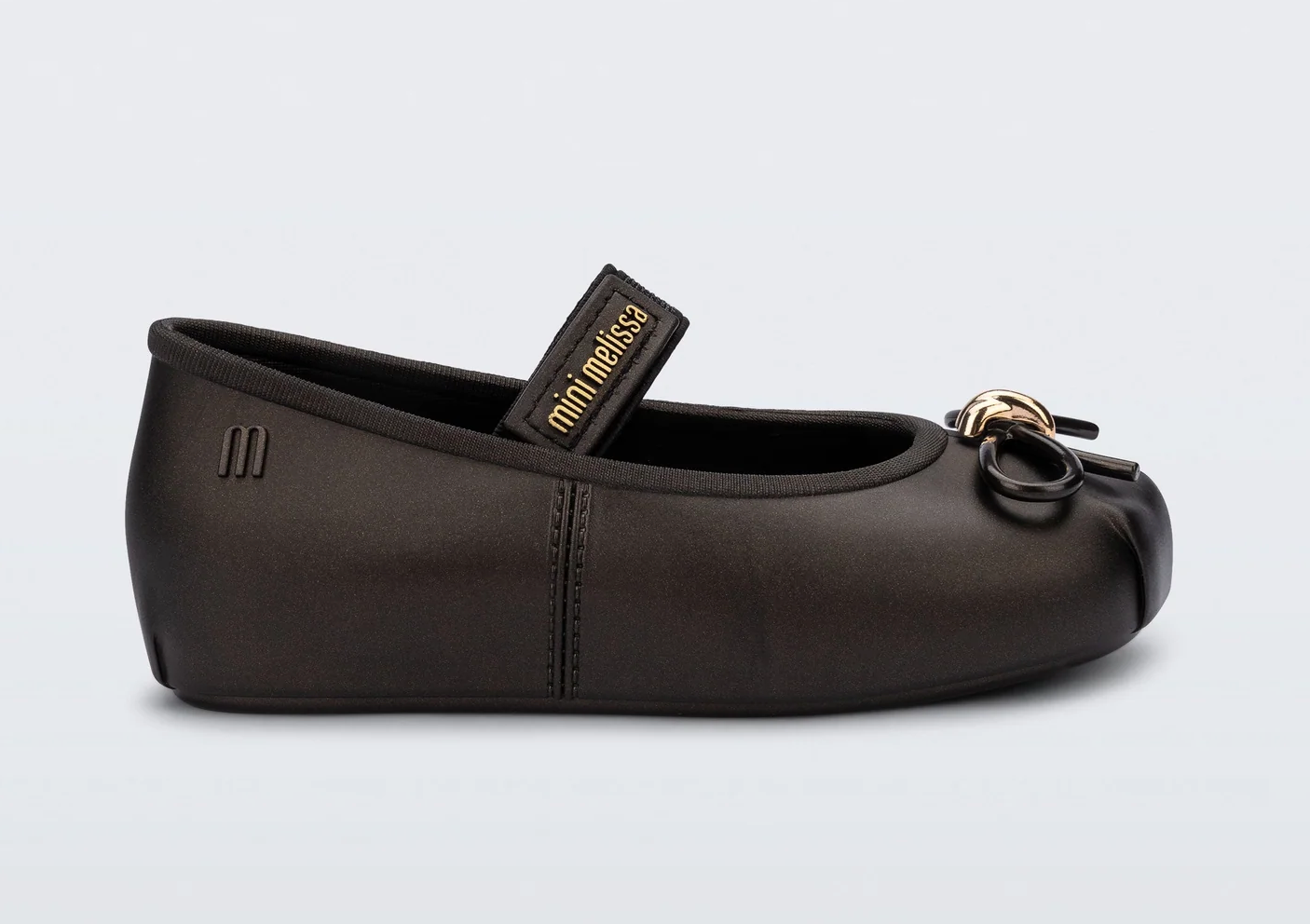 Sophie Flat - Metallic Black