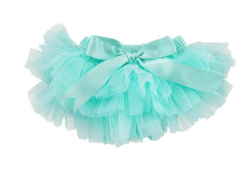 Vintage Tutu Bloomer- Mint Blue