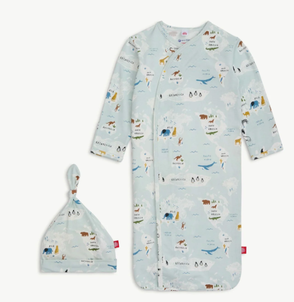 Sea The World Magnetic Gown- NB-3M