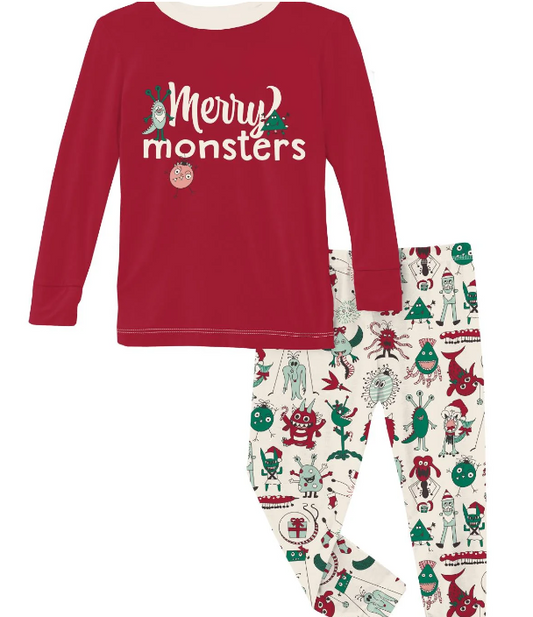 Merry Monster PJ Set- 2T