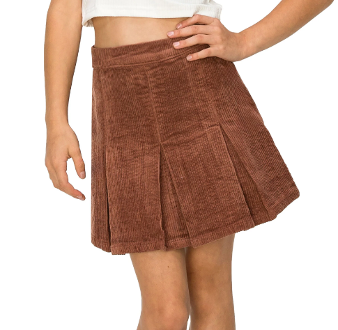 Jasmine Corduroy Tennis Skirt