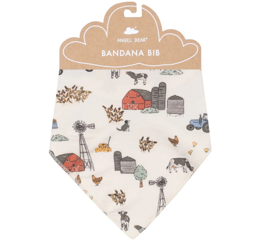 Hay Farmer Bandana Bib O/S- Blue